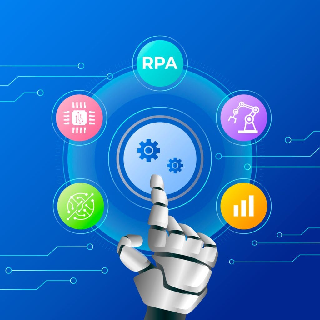 Essential-ingredients-of-AI-diylearn2code Image by freepik <a href="https://www.freepik.com/free-vector/gradient-rpa-illustration_22650940.htm">Image by freepik</a>