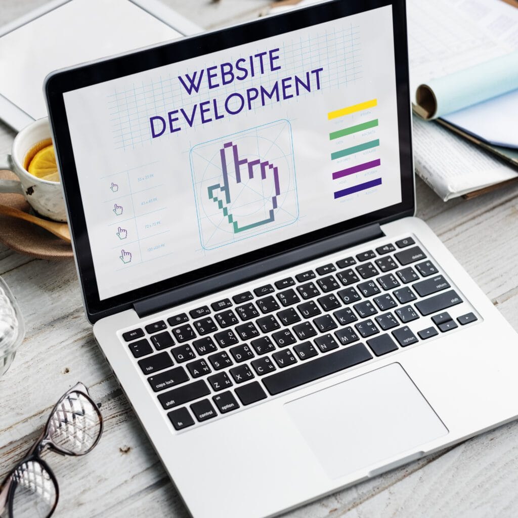 Web Development image by freepik <a href="https://www.freepik.com/free-photo/website-development-links-seo-webinar-cyberspace-concept_16449534.htm">Image by rawpixel.com on Freepik</a>
