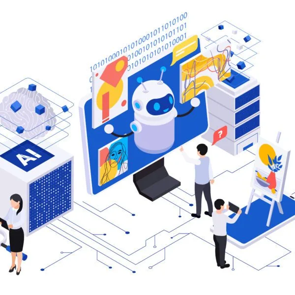 AI in Web development image by freepik Image by macrovector on Freepik