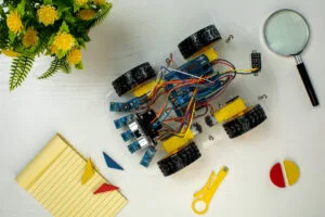 Line follower DIY robotics with Python image by freepik Image by KamranAydinov on Freepik
